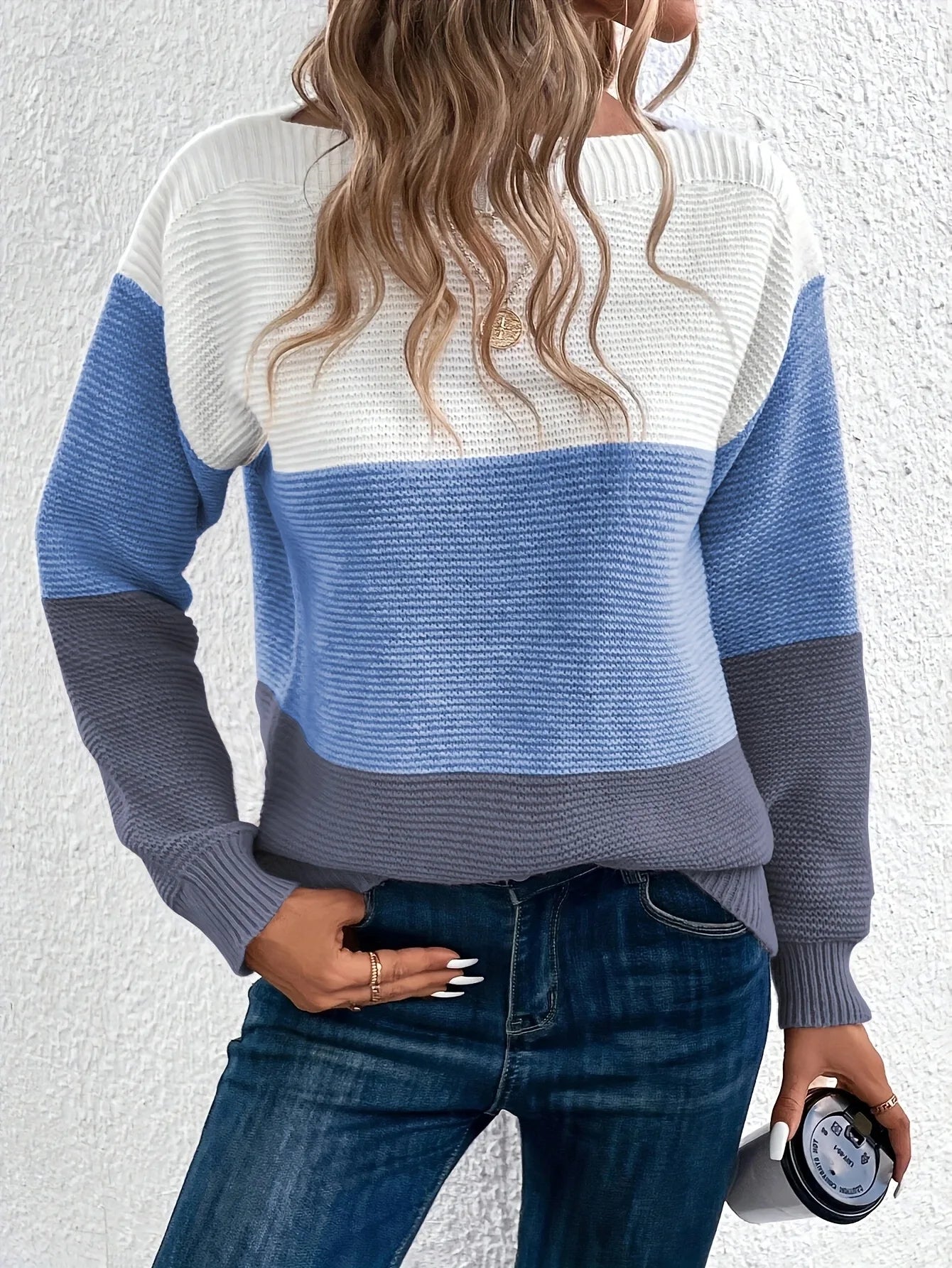 Bianca™| Pullover Patchwork Tricolore