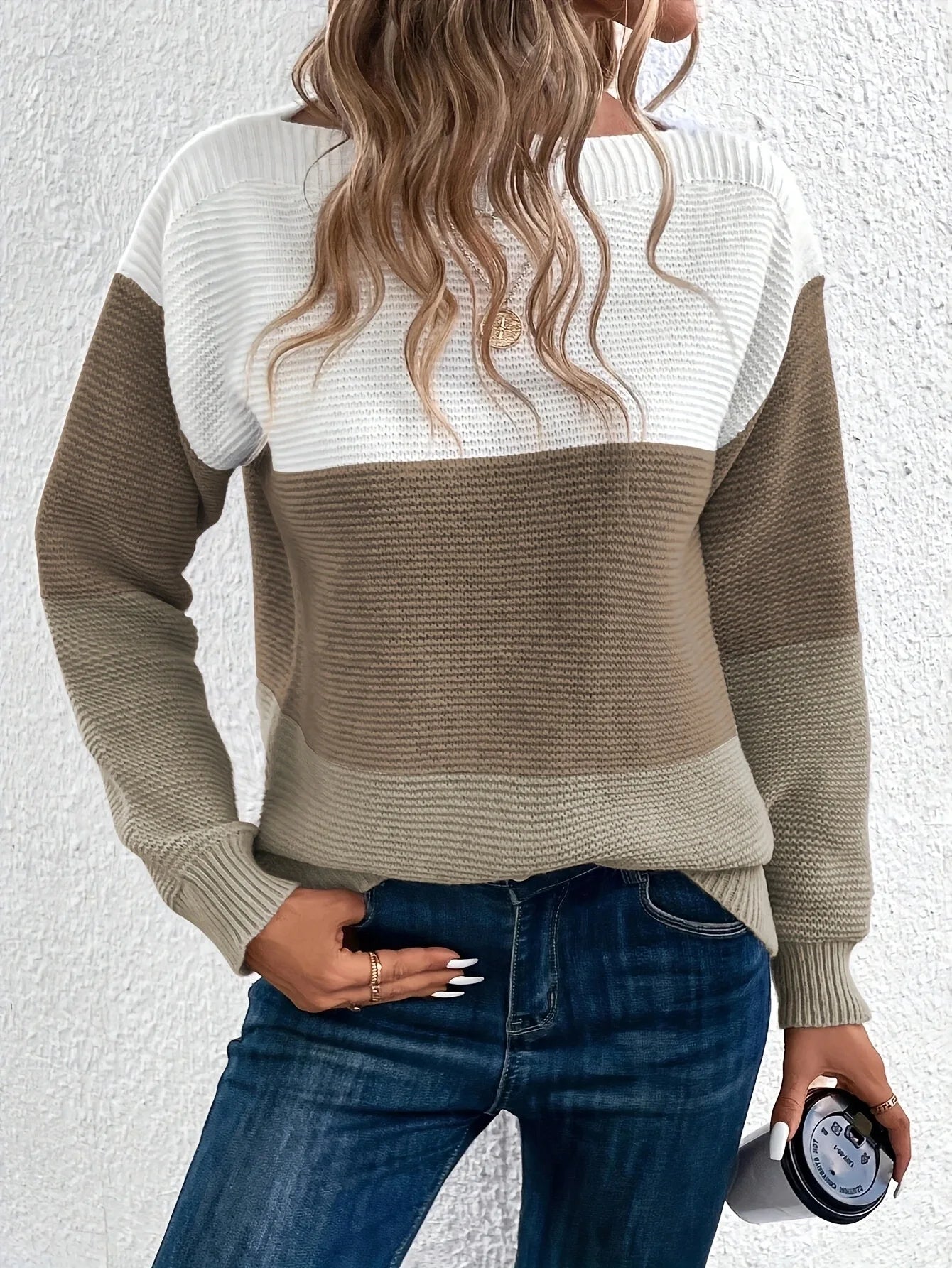 Bianca™| Pullover Patchwork Tricolore