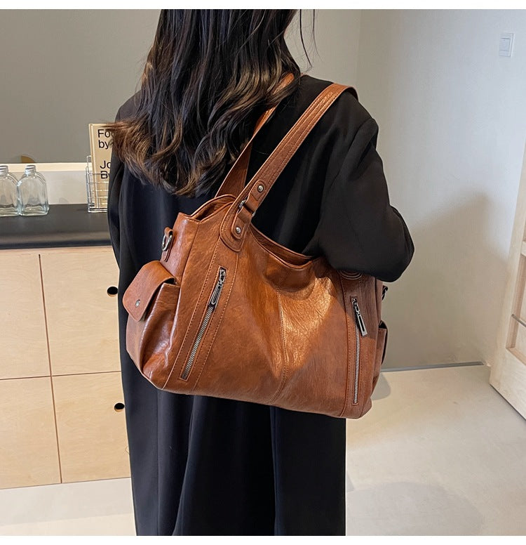 Novira Leder Tote Tasche